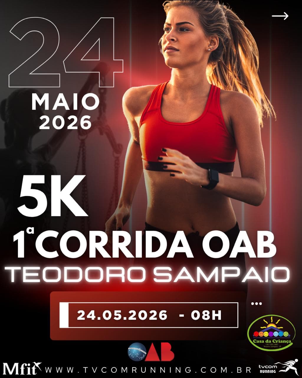 1ª CORRIDA PEDESTRE OAB TEODORO SAMPAIO