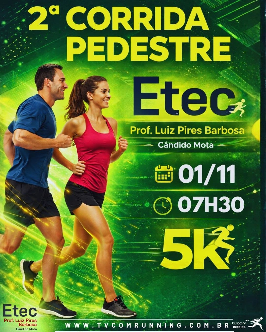 2ª CORRIDA PEDESTRE ETEC DE CÂNDIDO MOTA SP