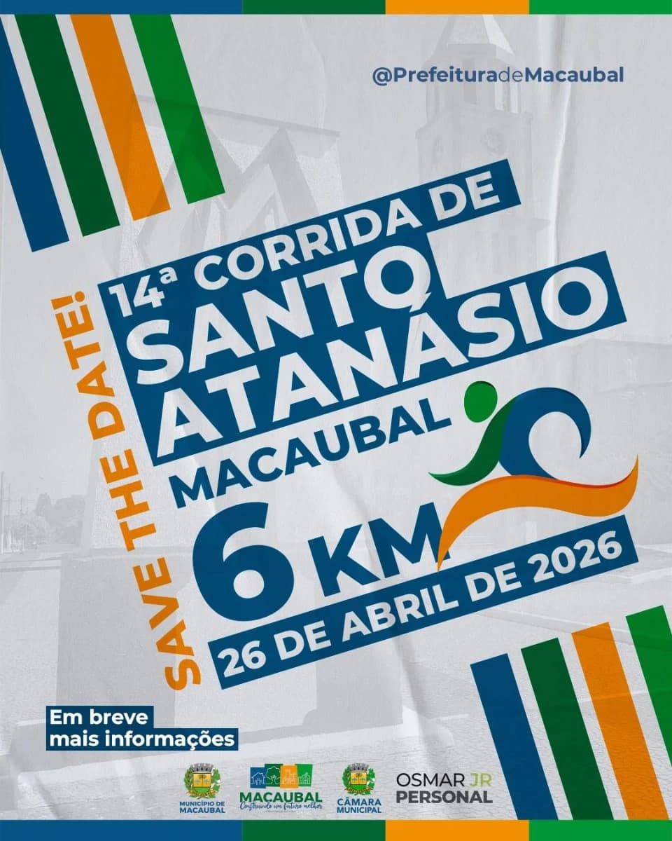 14ª Corrida De Santo Atanásio – Macaubal-SP