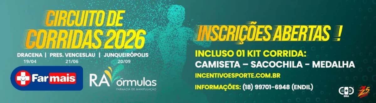 3ª ETAPA JUNQUEIRÓPOLIS - CIRCUITO DE CORRIDAS FARMAIS