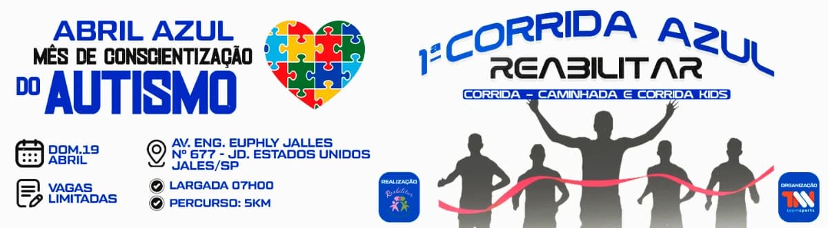 1ª. CORRIDA AZUL REABILITAR